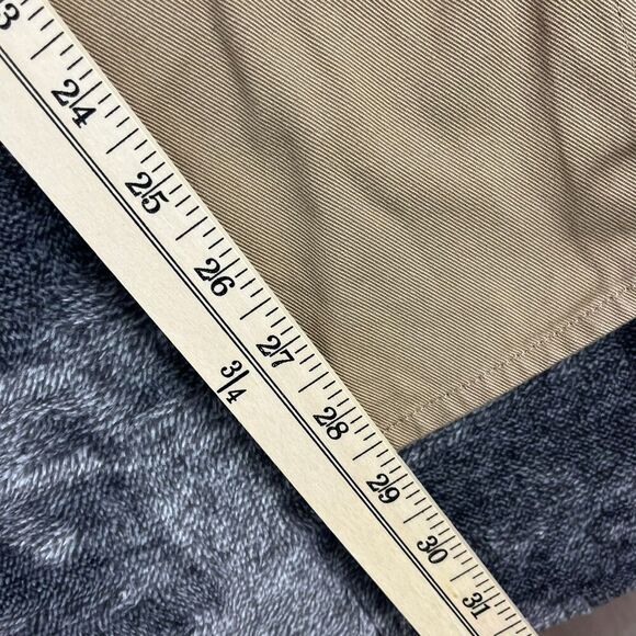 Banana Republic Riding Pants Tie Ankle Cargo Button Fly Khaki Women's 8 Long NWT - Picture 7 of 10